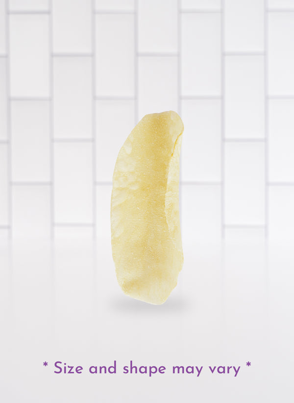 Photo of a Single Cassava Strip. Size and shape may vary