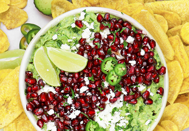 Pomegranate Guacamole