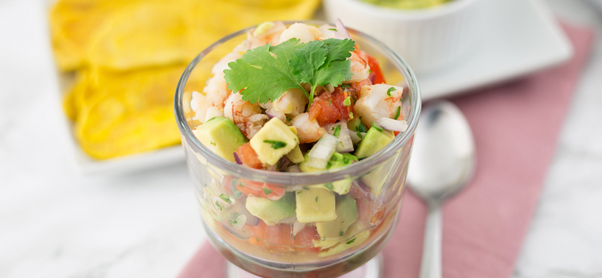 Paleo Style Shrimp Ceviche