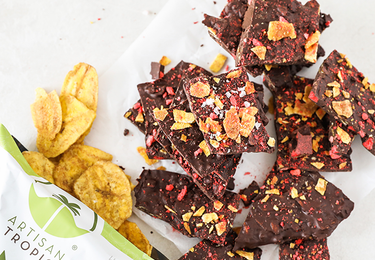 Plantain Chocolate Bark
