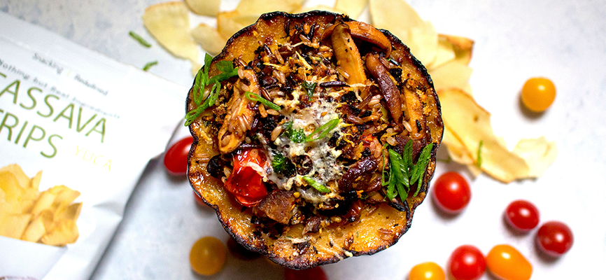 STUFFED ACORN SQUASH