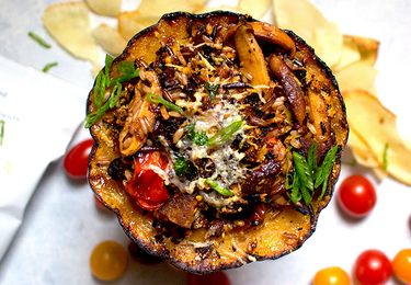 STUFFED ACORN SQUASH